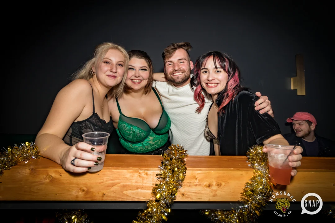 HOT MESS CHRISTMAS PARTY 2022 - The Basement, East Atlanta. Kimber was the DJ. Photo: Grace Kelly/Oh Snap.