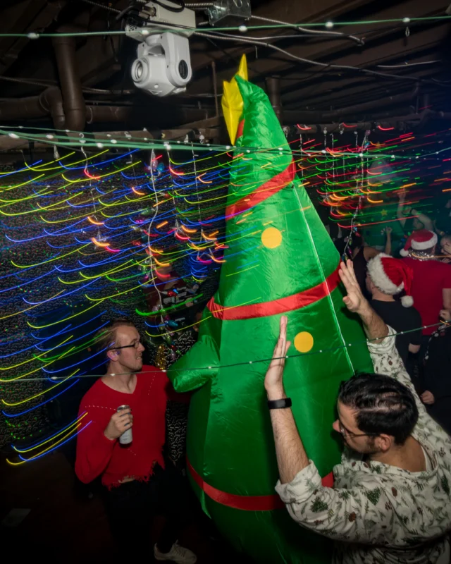 HOT MESS CHRISTMAS PARTY 2022 - The Basement, East Atlanta. Kimber was the DJ. Photo: Grace Kelly/Oh Snap.