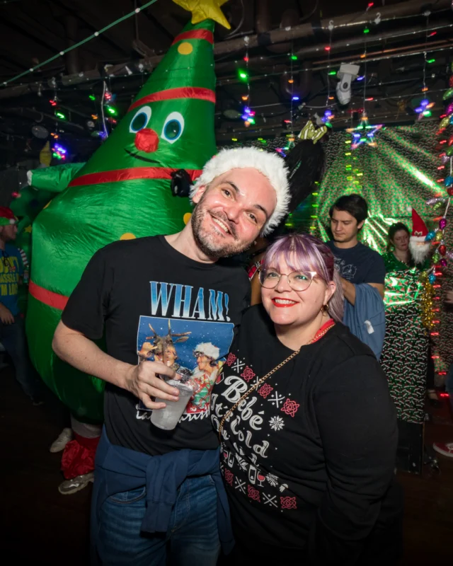 HOT MESS CHRISTMAS PARTY 2022 - The Basement, East Atlanta. Kimber was the DJ. Photo: Grace Kelly/Oh Snap.