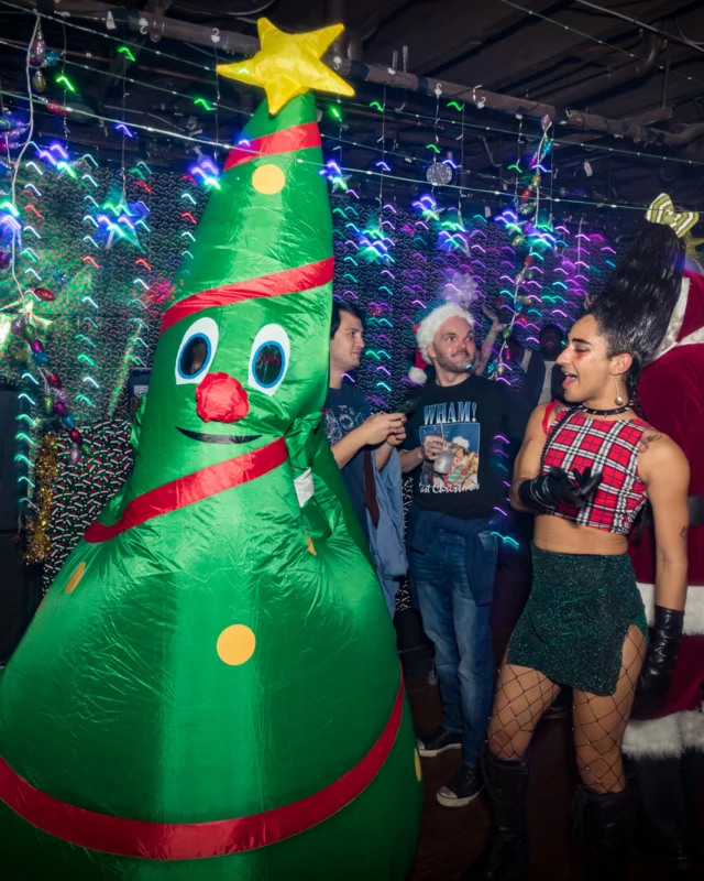 HOT MESS CHRISTMAS PARTY 2022 - The Basement, East Atlanta. Kimber was the DJ. Photo: Grace Kelly/Oh Snap.