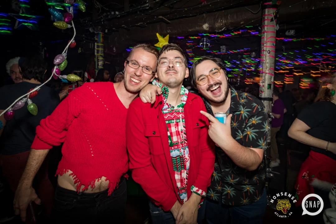 HOT MESS CHRISTMAS PARTY 2022 - The Basement, East Atlanta. Kimber was the DJ. Photo: Grace Kelly/Oh Snap.