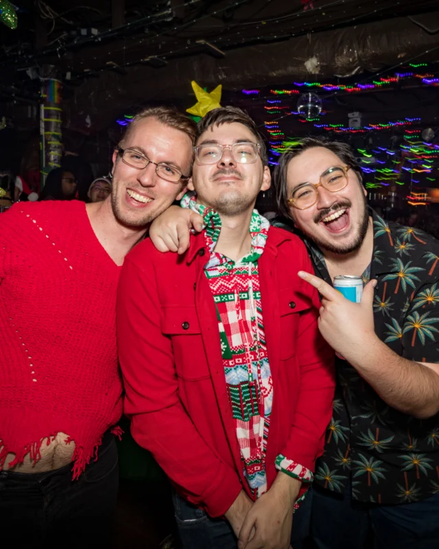 HOT MESS CHRISTMAS PARTY 2022 - The Basement, East Atlanta. Kimber was the DJ. Photo: Grace Kelly/Oh Snap.