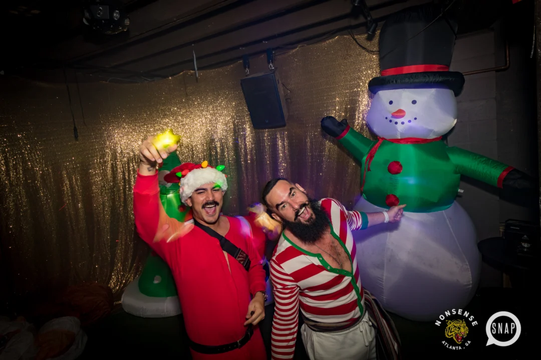 HOT MESS CHRISTMAS PARTY 2022 - The Basement, East Atlanta. Kimber was the DJ. Photo: Grace Kelly/Oh Snap.