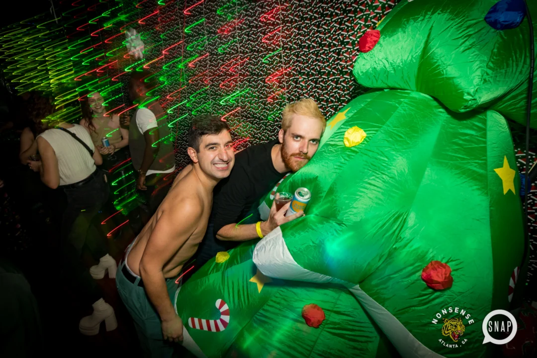 HOT MESS CHRISTMAS PARTY 2022 - The Basement, East Atlanta. Kimber was the DJ. Photo: Grace Kelly/Oh Snap.