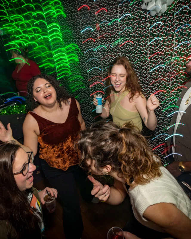 HOT MESS CHRISTMAS PARTY 2022 - The Basement, East Atlanta. Kimber was the DJ. Photo: Grace Kelly/Oh Snap.