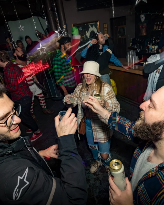HOT MESS CHRISTMAS PARTY 2022 - The Basement, East Atlanta. Kimber was the DJ. Photo: Grace Kelly/Oh Snap.