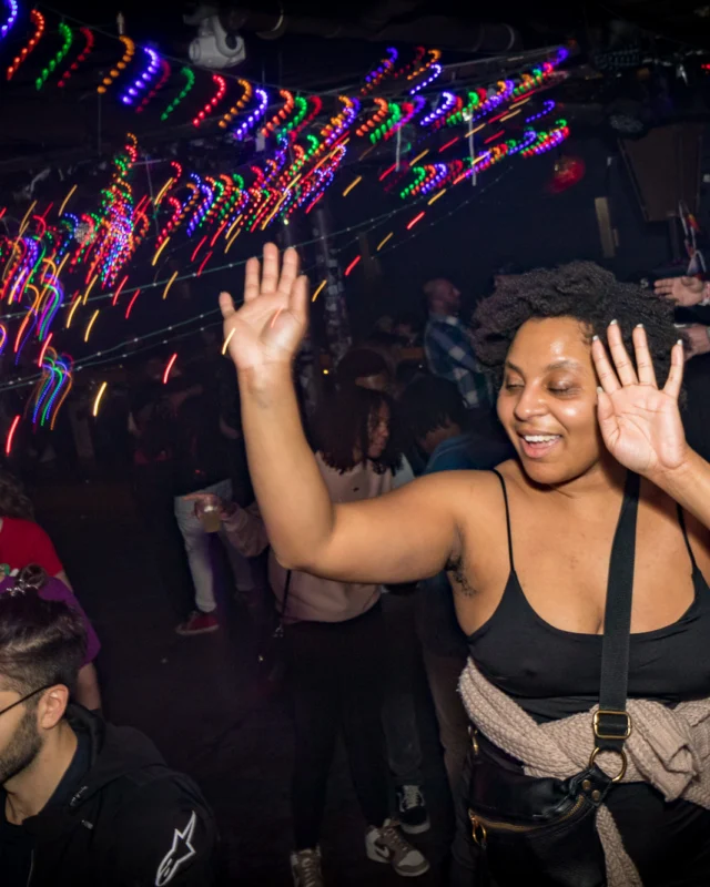 HOT MESS CHRISTMAS PARTY 2022 - The Basement, East Atlanta. Kimber was the DJ. Photo: Grace Kelly/Oh Snap.