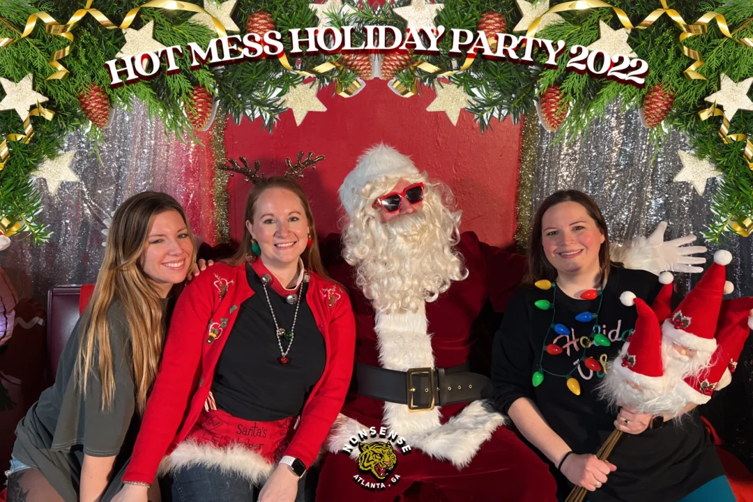 HOT MESS CHRISTMAS PARTY 2022 - Featuring SANTA! A Nonsense ATL event! Photo: Grumpy Elf!