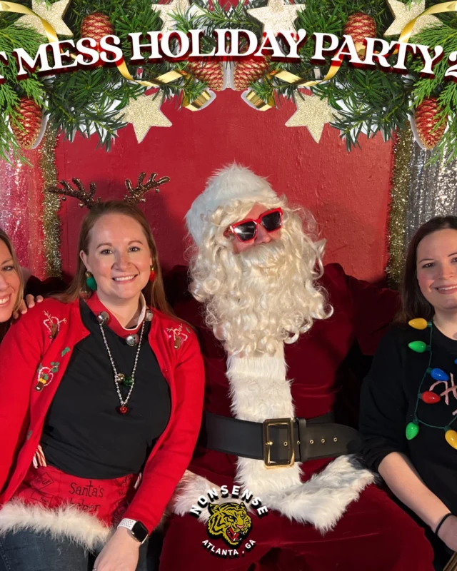 HOT MESS CHRISTMAS PARTY 2022 - Featuring SANTA! A Nonsense ATL event! Photo: Grumpy Elf!