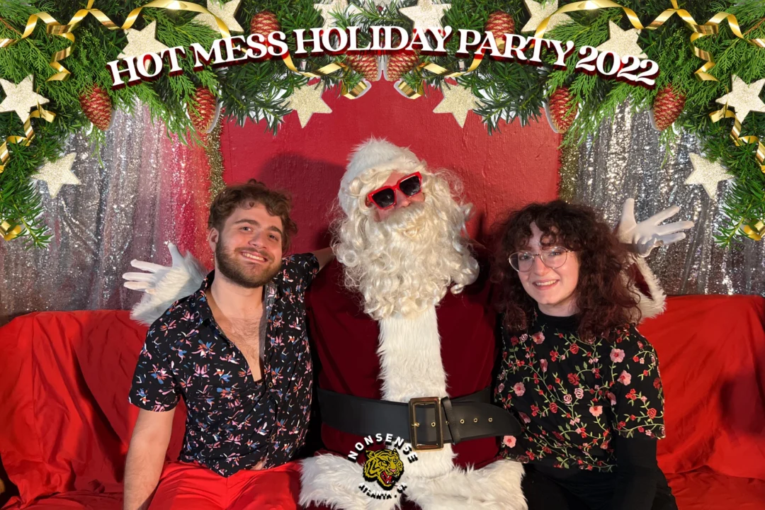 HOT MESS CHRISTMAS PARTY 2022 - Featuring SANTA! A Nonsense ATL event! Photo: Grumpy Elf!