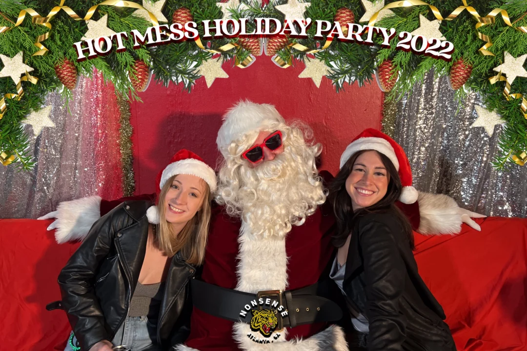 HOT MESS CHRISTMAS PARTY 2022 - Featuring SANTA! A Nonsense ATL event! Photo: Grumpy Elf!