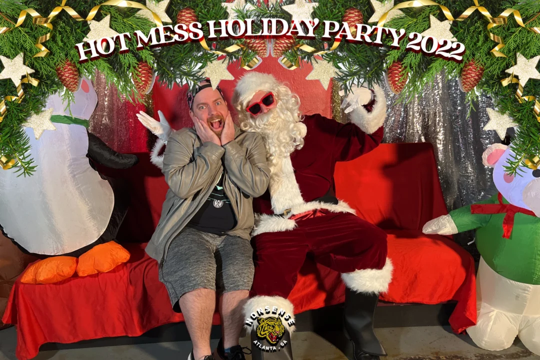 HOT MESS CHRISTMAS PARTY 2022 - Featuring SANTA! A Nonsense ATL event! Photo: Grumpy Elf!