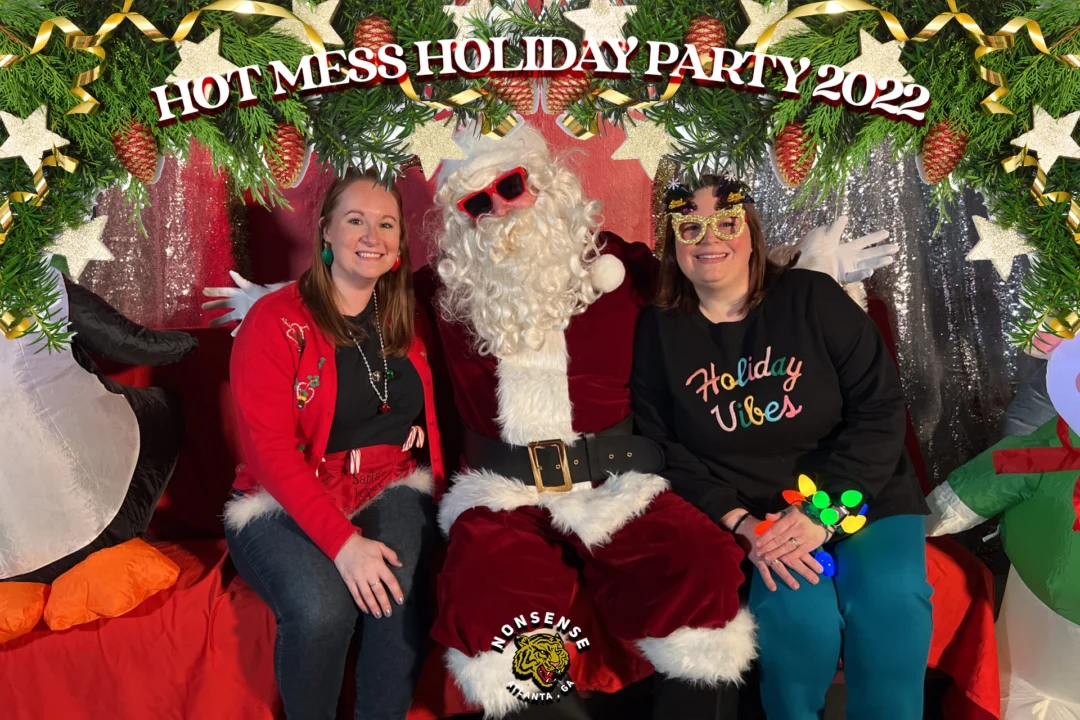 HOT MESS CHRISTMAS PARTY 2022 - Featuring SANTA! A Nonsense ATL event! Photo: Grumpy Elf!