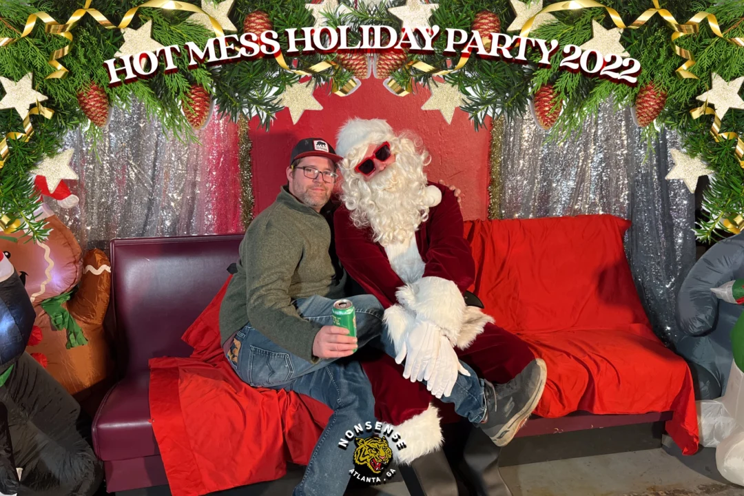HOT MESS CHRISTMAS PARTY 2022 - Featuring SANTA! A Nonsense ATL event! Photo: Grumpy Elf!