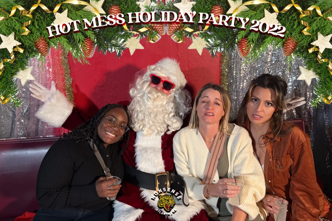 HOT MESS CHRISTMAS PARTY 2022 - Featuring SANTA! A Nonsense ATL event! Photo: Grumpy Elf!
