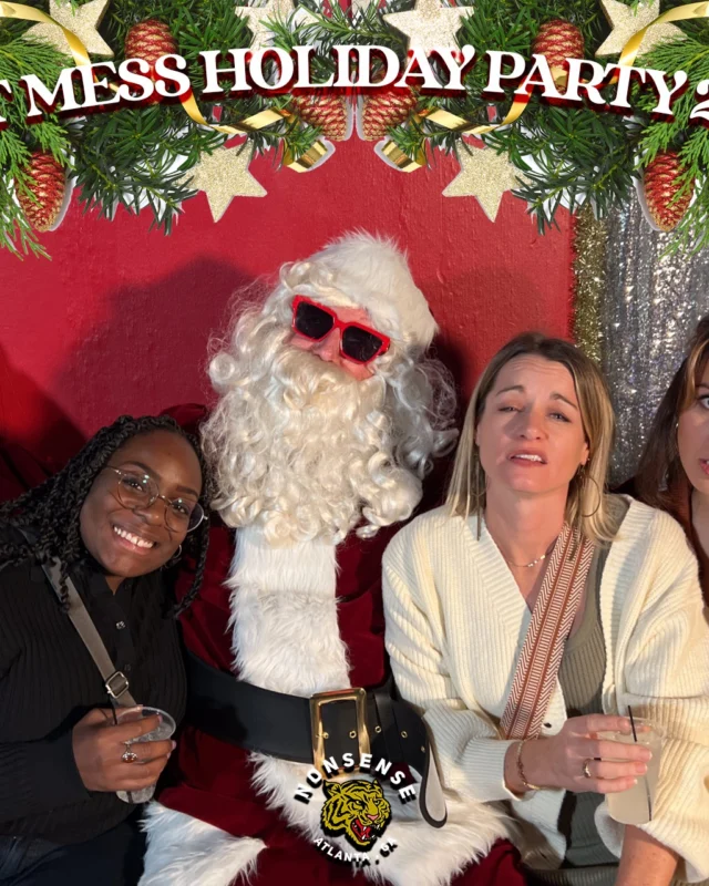 HOT MESS CHRISTMAS PARTY 2022 - Featuring SANTA! A Nonsense ATL event! Photo: Grumpy Elf!