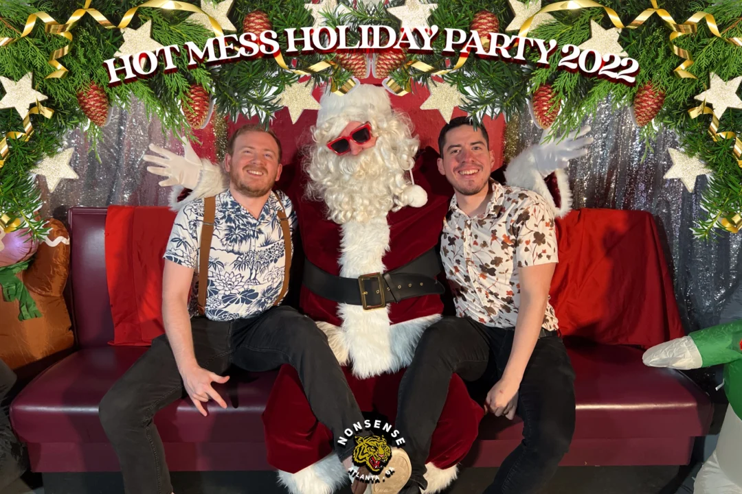 HOT MESS CHRISTMAS PARTY 2022 - Featuring SANTA! A Nonsense ATL event! Photo: Grumpy Elf!