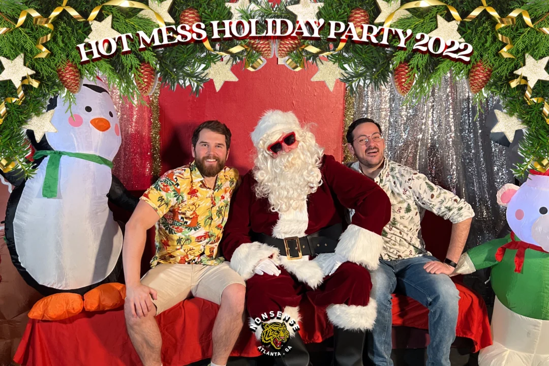 HOT MESS CHRISTMAS PARTY 2022 - Featuring SANTA! A Nonsense ATL event! Photo: Grumpy Elf!