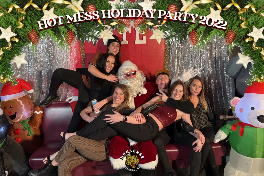 HOT MESS CHRISTMAS PARTY 2022 - Featuring SANTA! A Nonsense ATL event! Photo: Grumpy Elf!