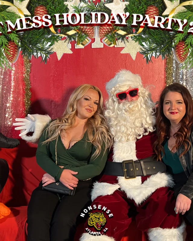 HOT MESS CHRISTMAS PARTY 2022 - Featuring SANTA! A Nonsense ATL event! Photo: Grumpy Elf!
