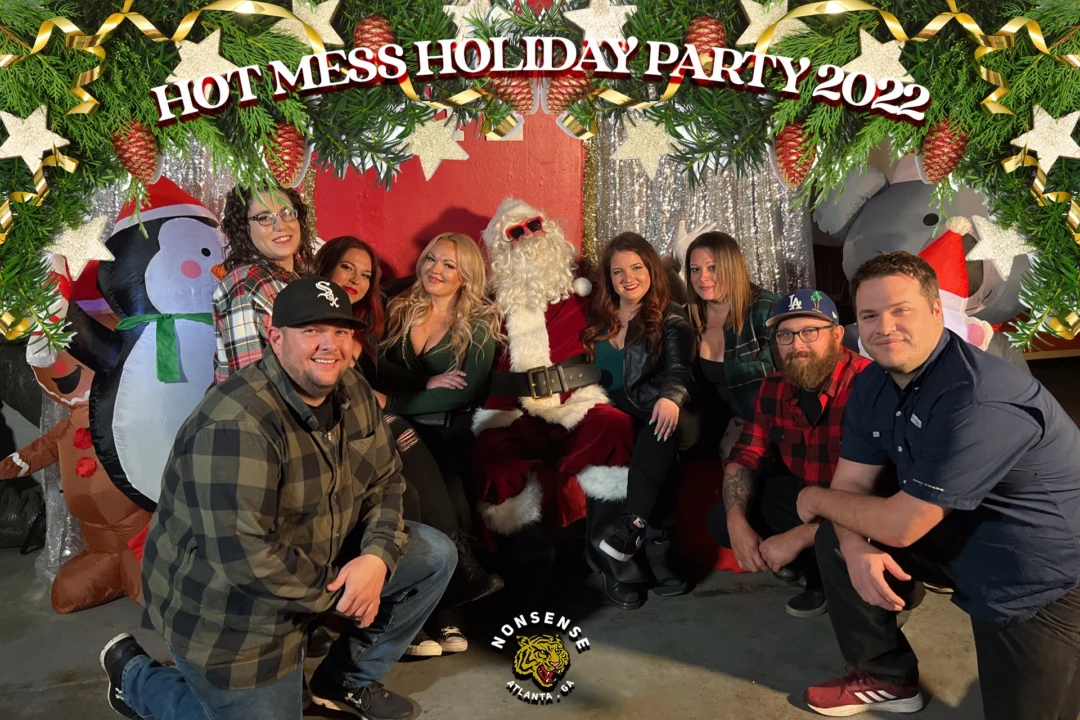 HOT MESS CHRISTMAS PARTY 2022 - Featuring SANTA! A Nonsense ATL event! Photo: Grumpy Elf!
