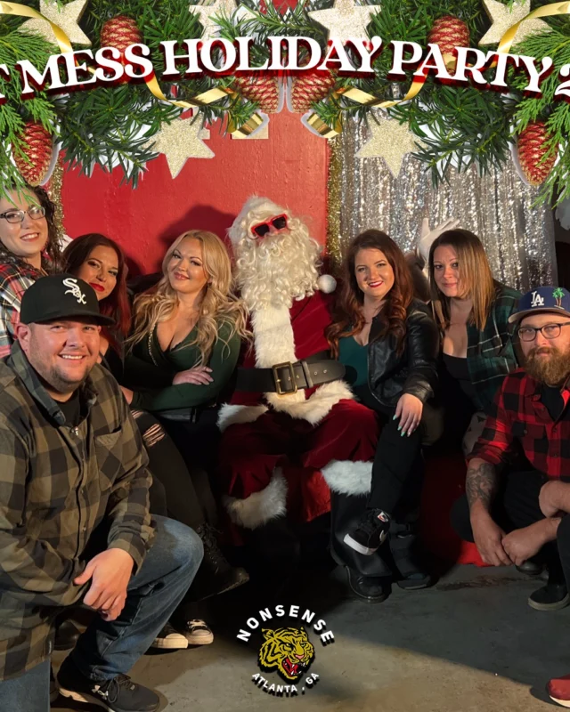 HOT MESS CHRISTMAS PARTY 2022 - Featuring SANTA! A Nonsense ATL event! Photo: Grumpy Elf!