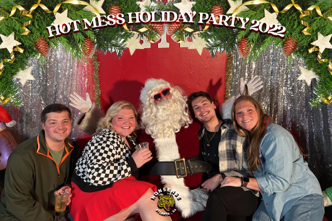 HOT MESS CHRISTMAS PARTY 2022 - Featuring SANTA! A Nonsense ATL event! Photo: Grumpy Elf!