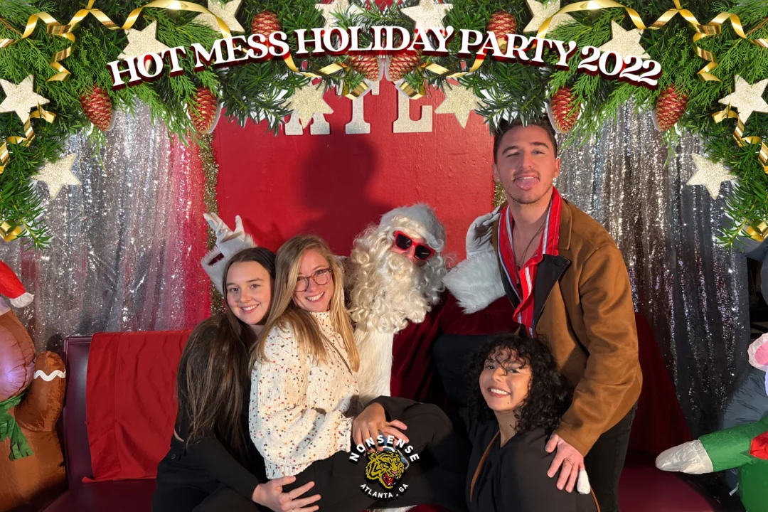HOT MESS CHRISTMAS PARTY 2022 - Featuring SANTA! A Nonsense ATL event! Photo: Grumpy Elf!