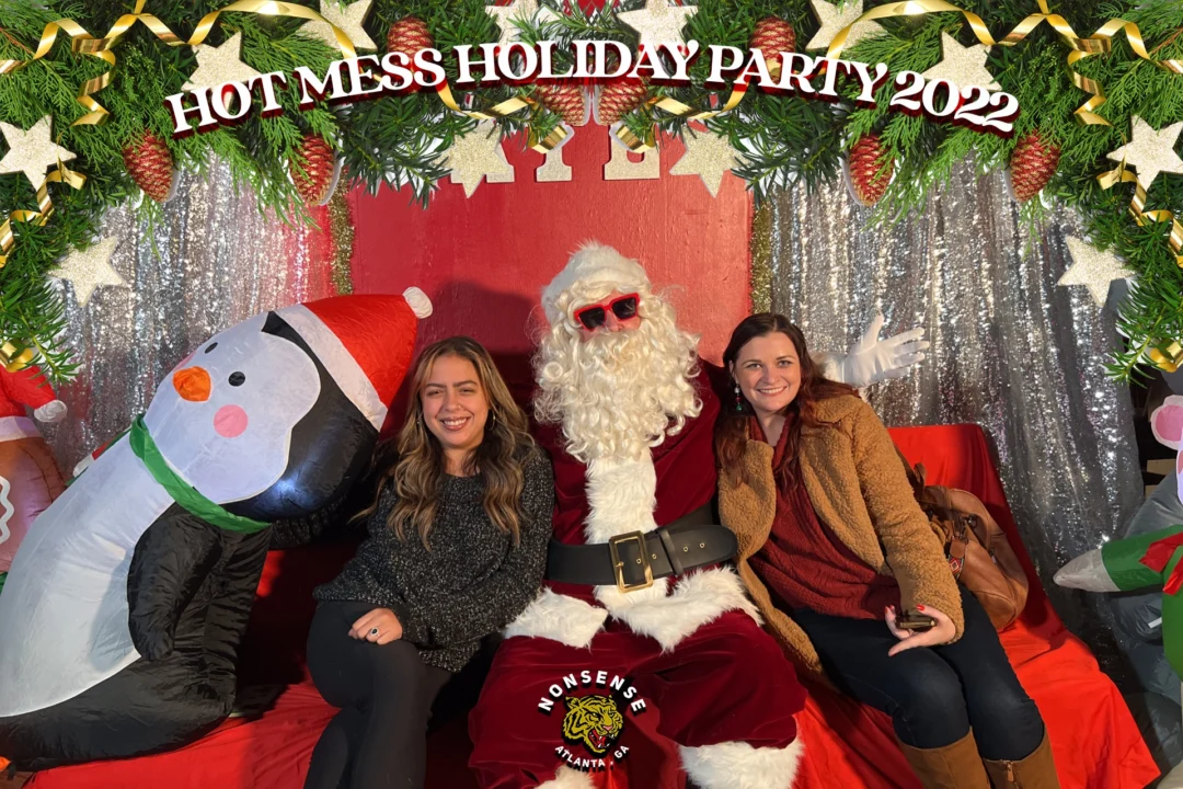 HOT MESS CHRISTMAS PARTY 2022 - Featuring SANTA! A Nonsense ATL event! Photo: Grumpy Elf!