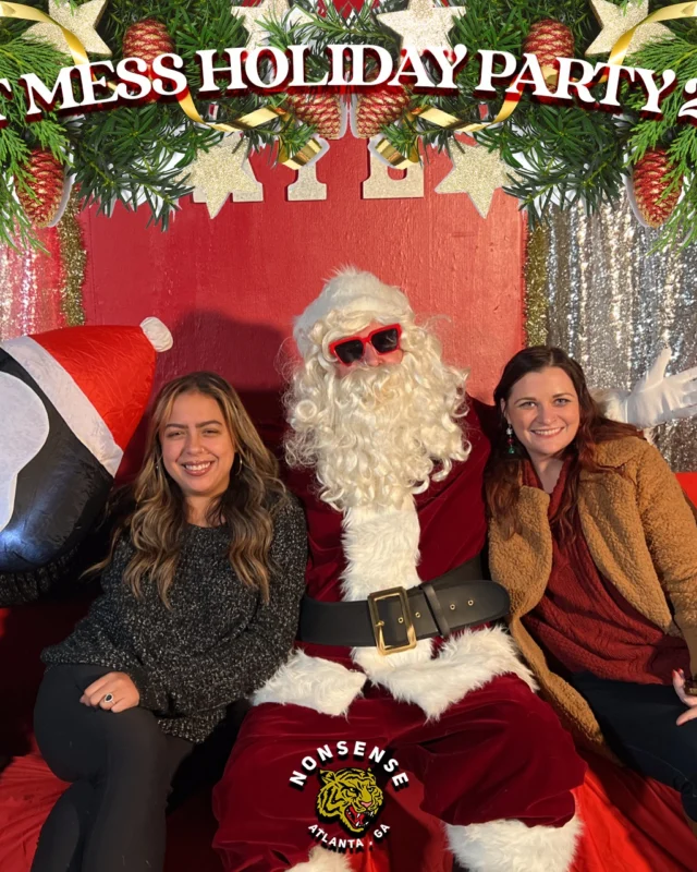 HOT MESS CHRISTMAS PARTY 2022 - Featuring SANTA! A Nonsense ATL event! Photo: Grumpy Elf!
