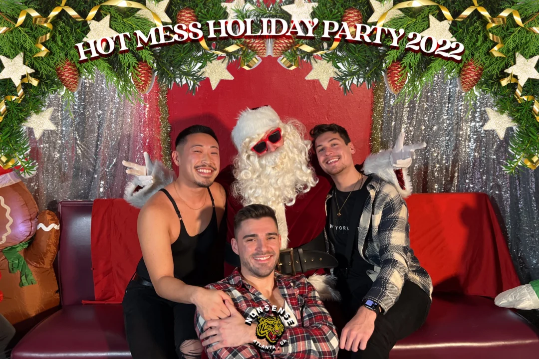 HOT MESS CHRISTMAS PARTY 2022 - Featuring SANTA! A Nonsense ATL event! Photo: Grumpy Elf!
