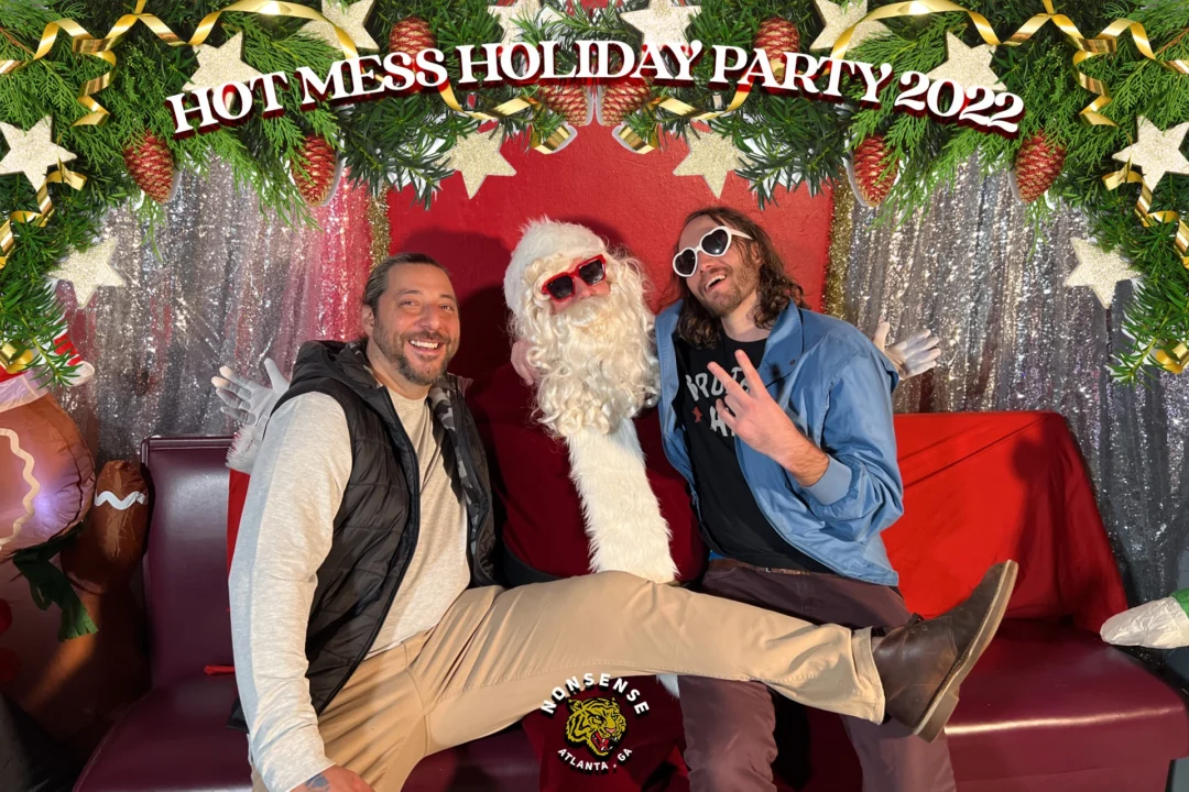 HOT MESS CHRISTMAS PARTY 2022 - Featuring SANTA! A Nonsense ATL event! Photo: Grumpy Elf!
