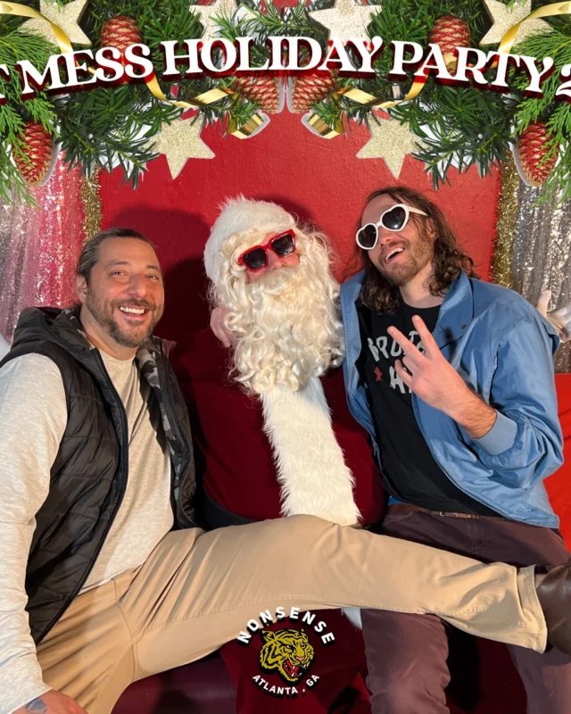 HOT MESS CHRISTMAS PARTY 2022 - Featuring SANTA! A Nonsense ATL event! Photo: Grumpy Elf!