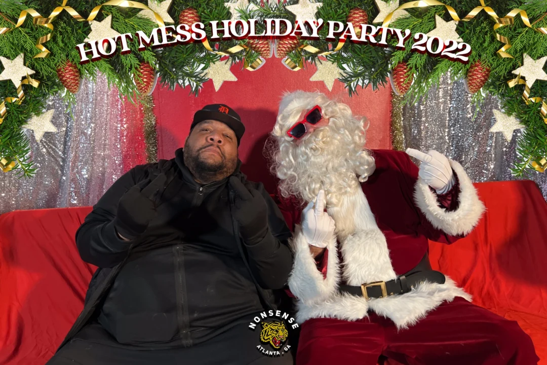 HOT MESS CHRISTMAS PARTY 2022 - Featuring SANTA! A Nonsense ATL event! Photo: Grumpy Elf!