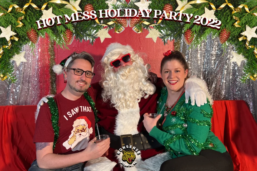 HOT MESS CHRISTMAS PARTY 2022 - Featuring SANTA! A Nonsense ATL event! Photo: Grumpy Elf!