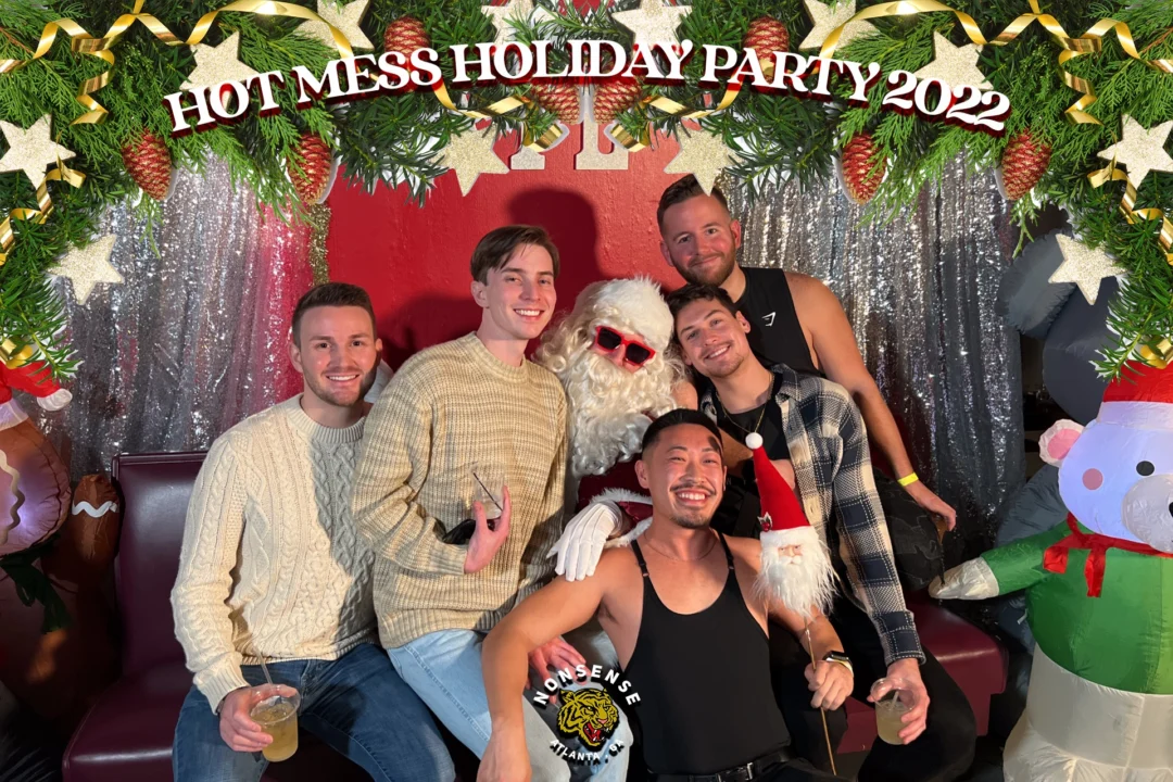HOT MESS CHRISTMAS PARTY 2022 - Featuring SANTA! A Nonsense ATL event! Photo: Grumpy Elf!