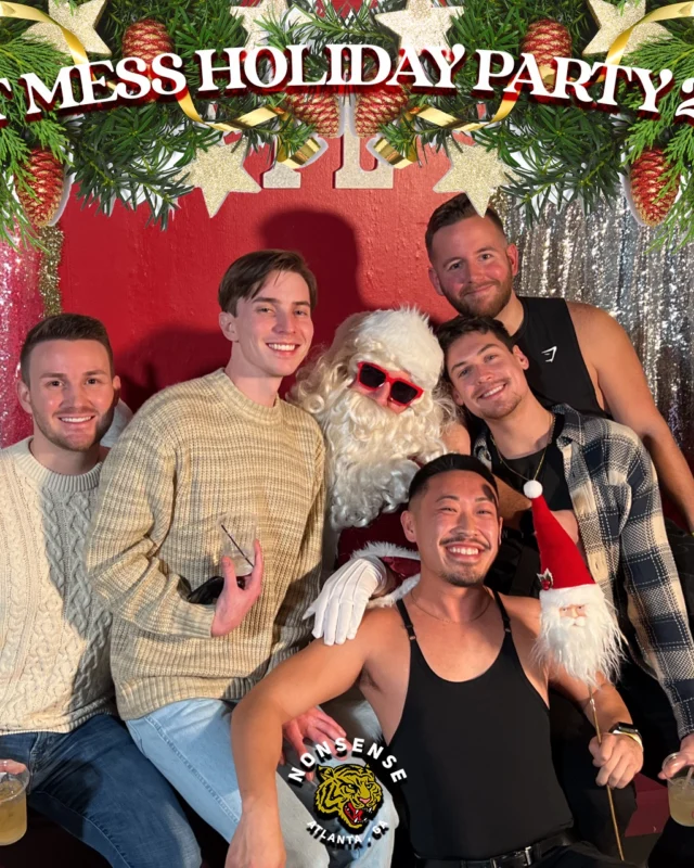 HOT MESS CHRISTMAS PARTY 2022 - Featuring SANTA! A Nonsense ATL event! Photo: Grumpy Elf!