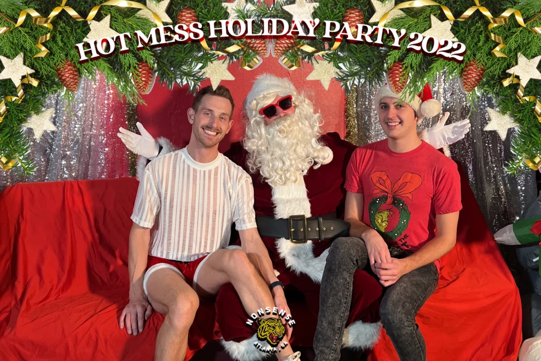 HOT MESS CHRISTMAS PARTY 2022 - Featuring SANTA! A Nonsense ATL event! Photo: Grumpy Elf!