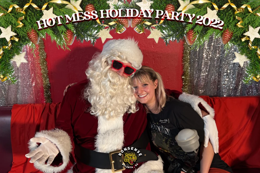 HOT MESS CHRISTMAS PARTY 2022 - Featuring SANTA! A Nonsense ATL event! Photo: Grumpy Elf!