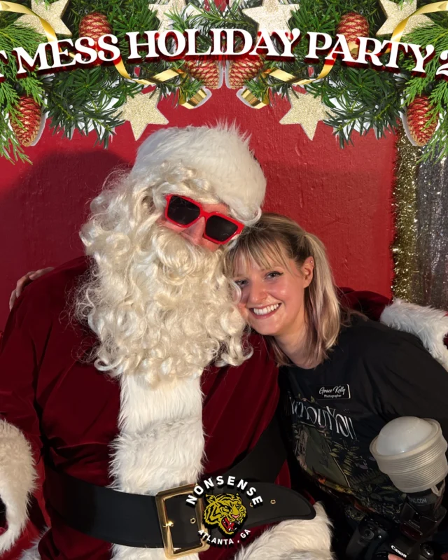 HOT MESS CHRISTMAS PARTY 2022 - Featuring SANTA! A Nonsense ATL event! Photo: Grumpy Elf!