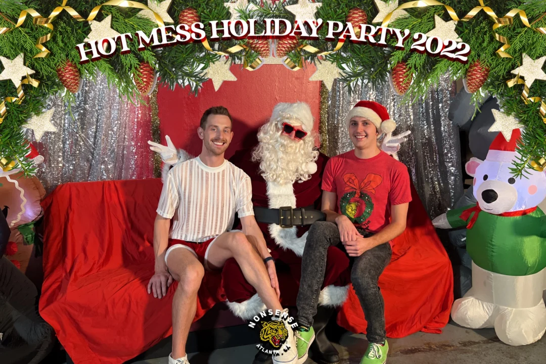 HOT MESS CHRISTMAS PARTY 2022 - Featuring SANTA! A Nonsense ATL event! Photo: Grumpy Elf!