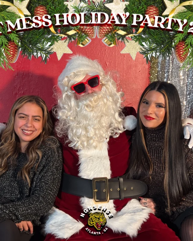 HOT MESS CHRISTMAS PARTY 2022 - Featuring SANTA! A Nonsense ATL event! Photo: Grumpy Elf!