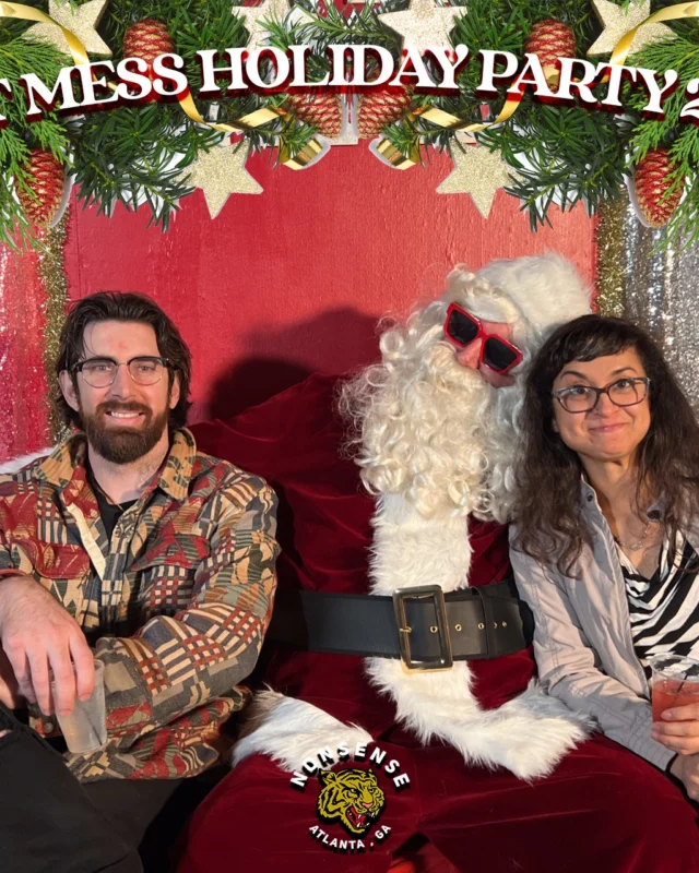 HOT MESS CHRISTMAS PARTY 2022 - Featuring SANTA! A Nonsense ATL event! Photo: Grumpy Elf!