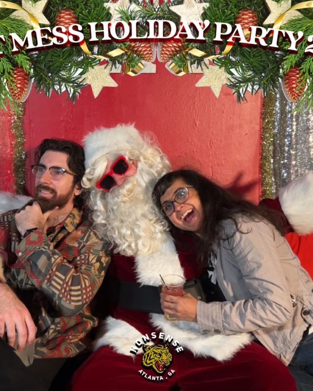 HOT MESS CHRISTMAS PARTY 2022 - Featuring SANTA! A Nonsense ATL event! Photo: Grumpy Elf!