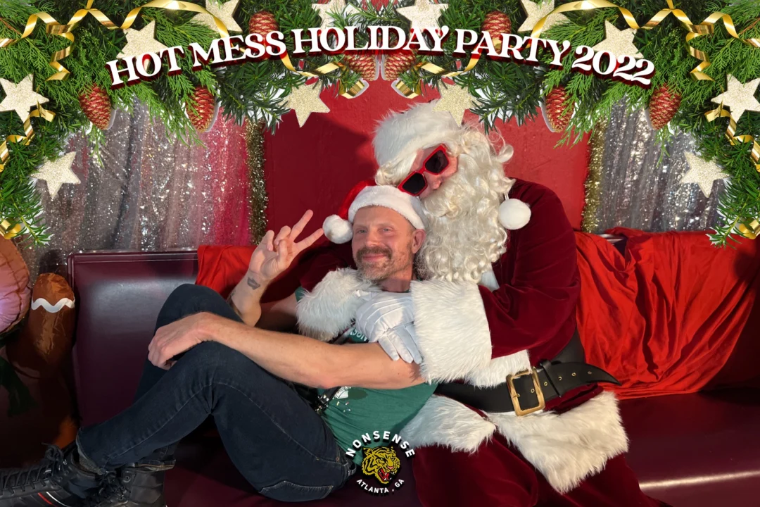 HOT MESS CHRISTMAS PARTY 2022 - Featuring SANTA! A Nonsense ATL event! Photo: Grumpy Elf!