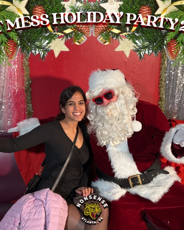 HOT MESS CHRISTMAS PARTY 2022 - Featuring SANTA! A Nonsense ATL event! Photo: Grumpy Elf!