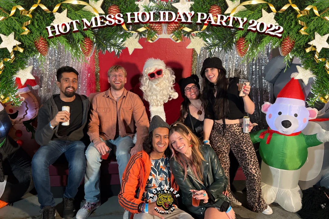HOT MESS CHRISTMAS PARTY 2022 - Featuring SANTA! A Nonsense ATL event! Photo: Grumpy Elf!
