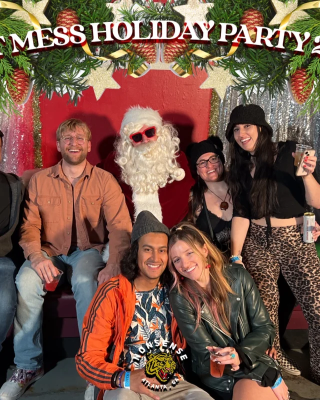 HOT MESS CHRISTMAS PARTY 2022 - Featuring SANTA! A Nonsense ATL event! Photo: Grumpy Elf!