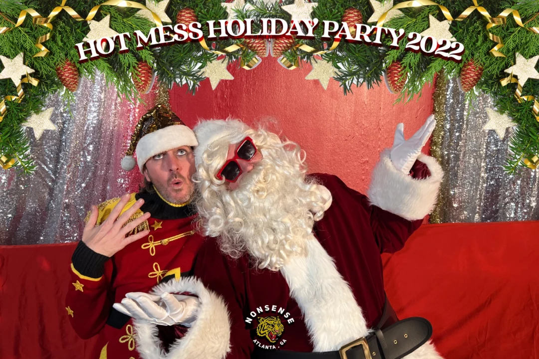 HOT MESS CHRISTMAS PARTY 2022 - Featuring SANTA! A Nonsense ATL event! Photo: Grumpy Elf!