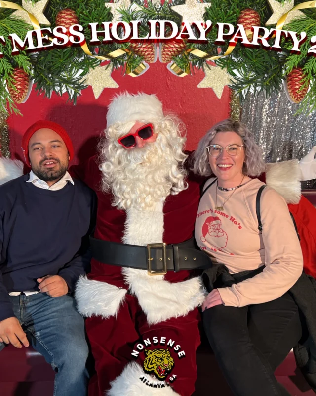 HOT MESS CHRISTMAS PARTY 2022 - Featuring SANTA! A Nonsense ATL event! Photo: Grumpy Elf!